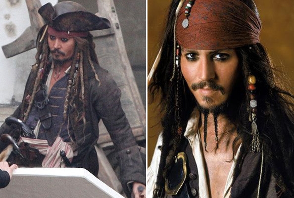
	
	Nhắc đến Johnny Depp mà không nhắc đến vai diễn cướp biển Jack Sparrow trong loạt phim Cướp Biển Vùng Caribbean là một thiếu sót. Tạo hình của ông trong loạt phim này chưa bao giờ gây nhàm chán với người xem.